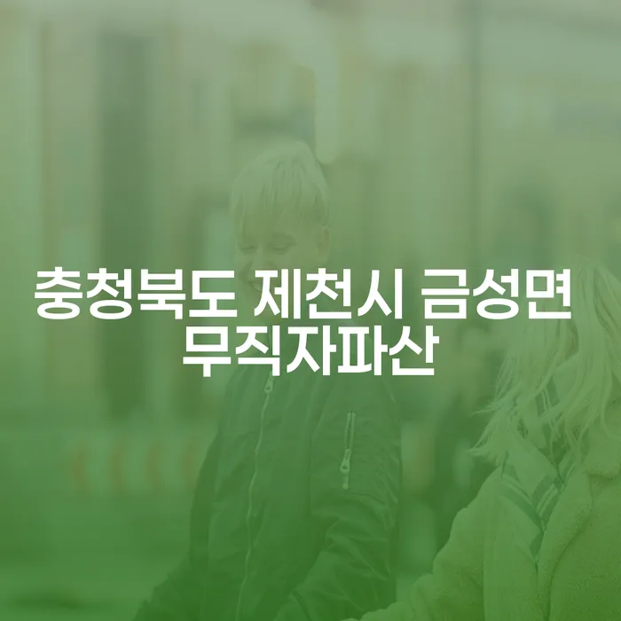 충청북도 제천시 금성면에서 무직자도 파산을 신청할 수 있을까요?